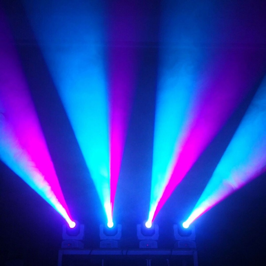 -Pcs 20W Moving Head Stage Light Gobos RGBW LED DMX Disco Spot Light  Effect